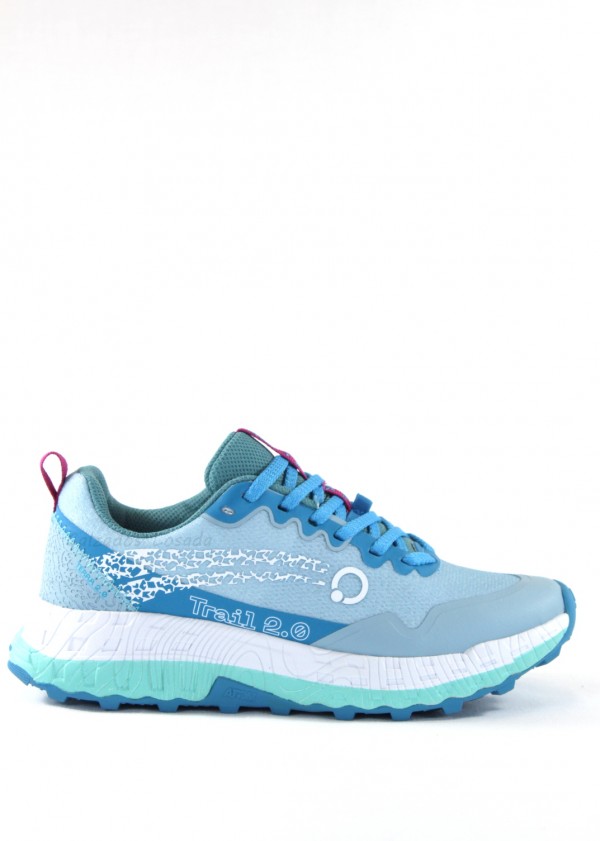 FLUCHOS Zapatilla deportiva de mujer de alto Azul