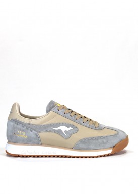 Zapatilla deportiva estilo casual. Beis-gris. Kangaroos.