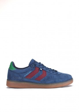 Zapatilla deportiva hombre estilo retro, color azul marino. XTI.