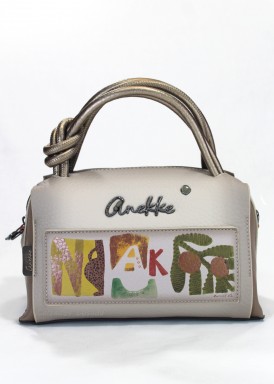 Bolso dos asas cortas. Reversible. ANEKKE