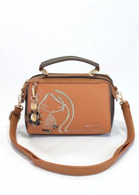 Bolso caja de asa y bandolera. ANEKKE