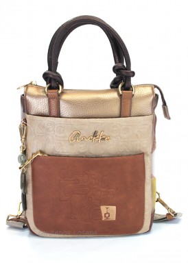 Mochila mediana con dos asas. Anekke