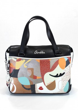 Bolso dos asas . Colección Eikon. ANEKKE