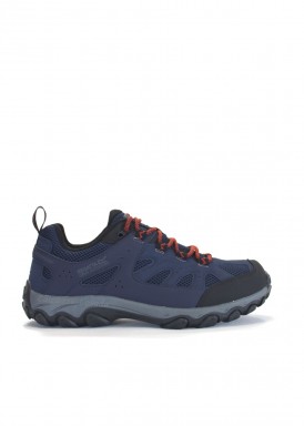 Zapatilla deportiva de trekinng, water proof. Azul marino. REGATA
