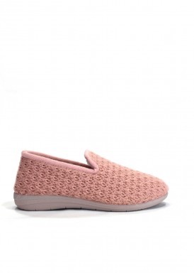 Zapatilla cerrada mujer. Maquillaje. Laro
