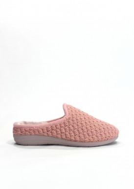 Zapatilla abierta mujer. Maquillaje. Laro.