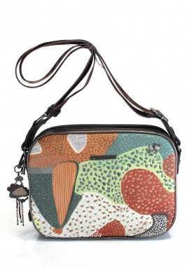 Bandolera tamaño medio, multicolor