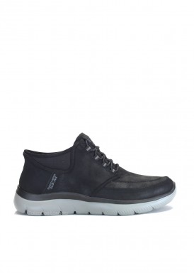 Botín deportivo hombre slip-in siegul. Negro. SKECHER