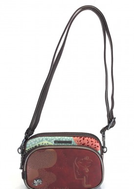 Bandolera pequeña multicolor. Colección Odyssey