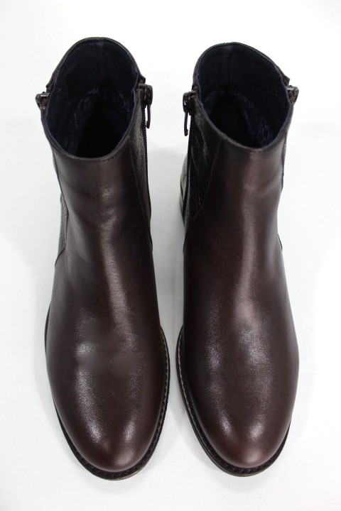 Botines de tacon para mujer de la marca Dorking by FLuchos Fabricados en  pieles de gran calidad muy flexibles Forro de microf