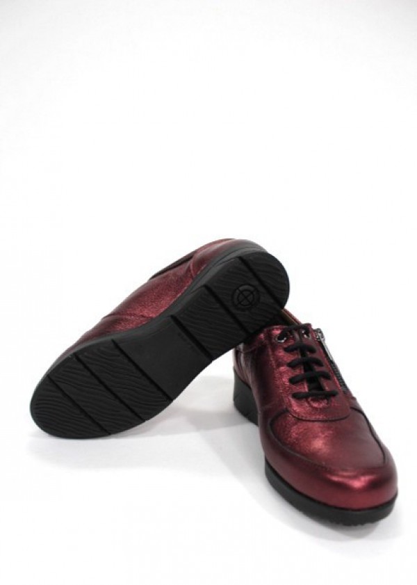 Zapato Deportivo con Lycra para mujer 5325 color Burdeos