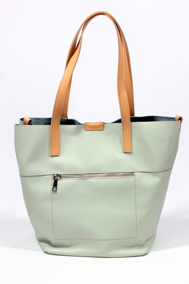 BOLSO ACOLCHADO PIEL VERDE BRYNNIE – Panocha