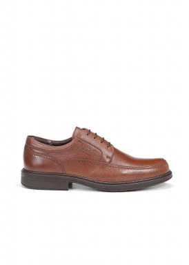 Zapato cordón vestir marrón claro Fluchos